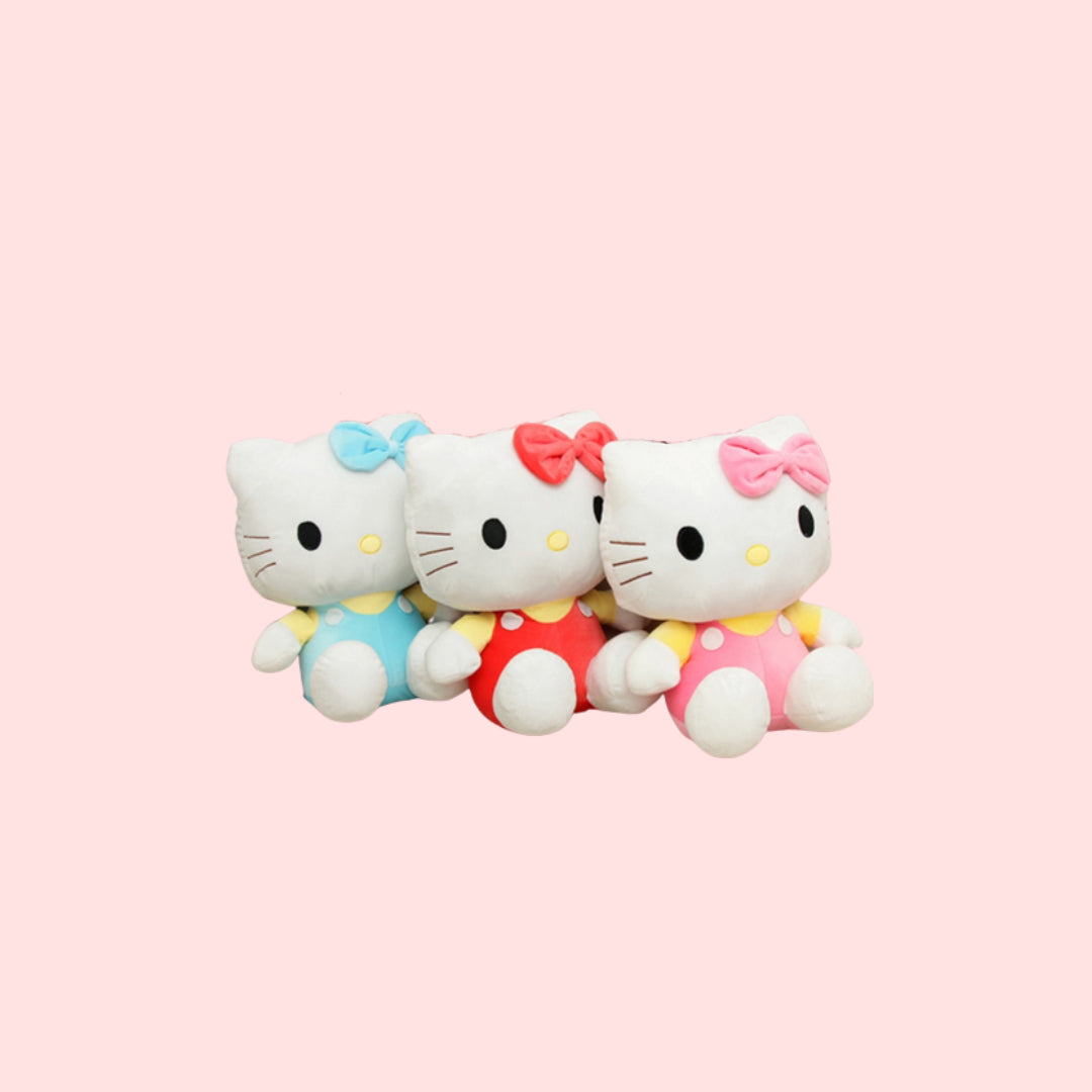 Kitty Character Overalls Plushies